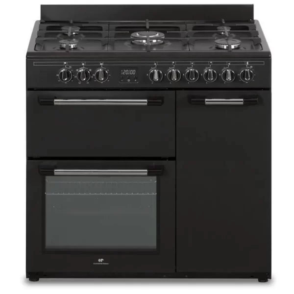 Cuisinière piano gaz 3 fours électriques Continental Edison cecp903fb