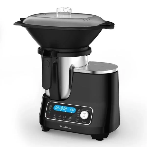 Robot Cuiseur Multifonction Moulinex hf456810 1400 w Noir