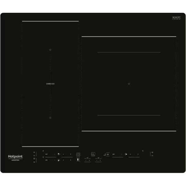 Table de cuisson induction Hotpoint 3 zones hb2760bne