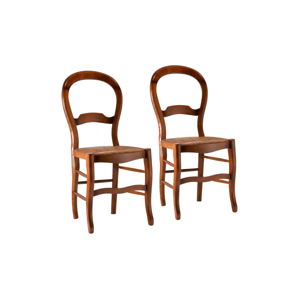 Lot 2 chaises dos violon Margot PERFECTION